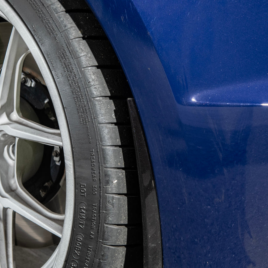 Corvette C8 Z06 Extended V2 Rear Mud Flaps Splash Guards