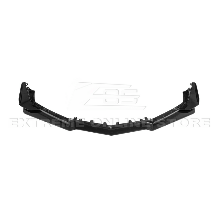Corvette C8 Z06 / E-Ray DRY CARBON FIBER Front Splitter &amp; Canards [Z07 Extended Package]