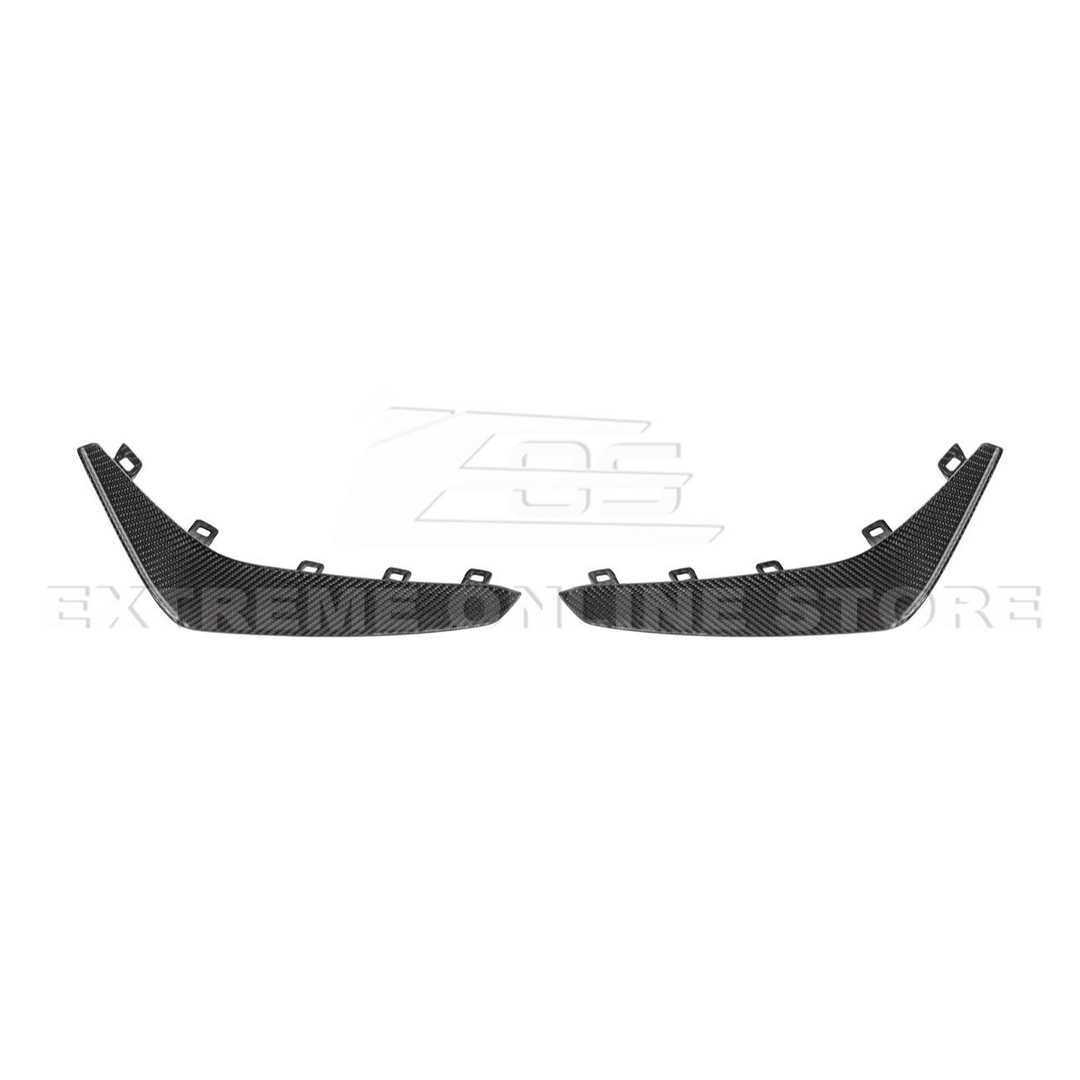 2020-Up Cadillac CT4-V Blackwing Front Lip Splitter &amp; Carnards