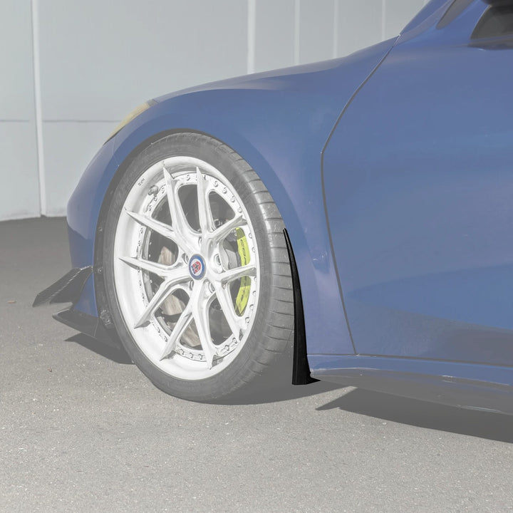 Corvette C8 Z06 XL Extended V2 Style Front Mud Flaps Guard