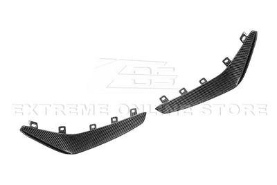 2020-Up Cadillac CT4-V Blackwing Front Lip Splitter & Carnards