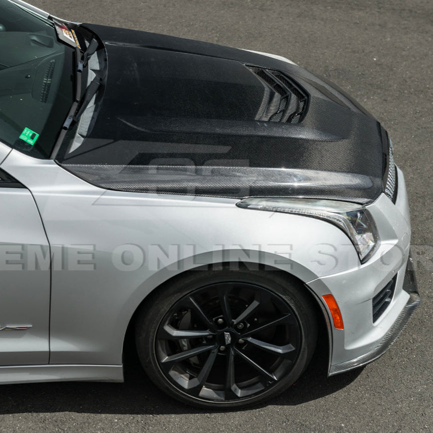 2016-19 Cadillac ATS-V Front Bumper Hood Vented Cover
