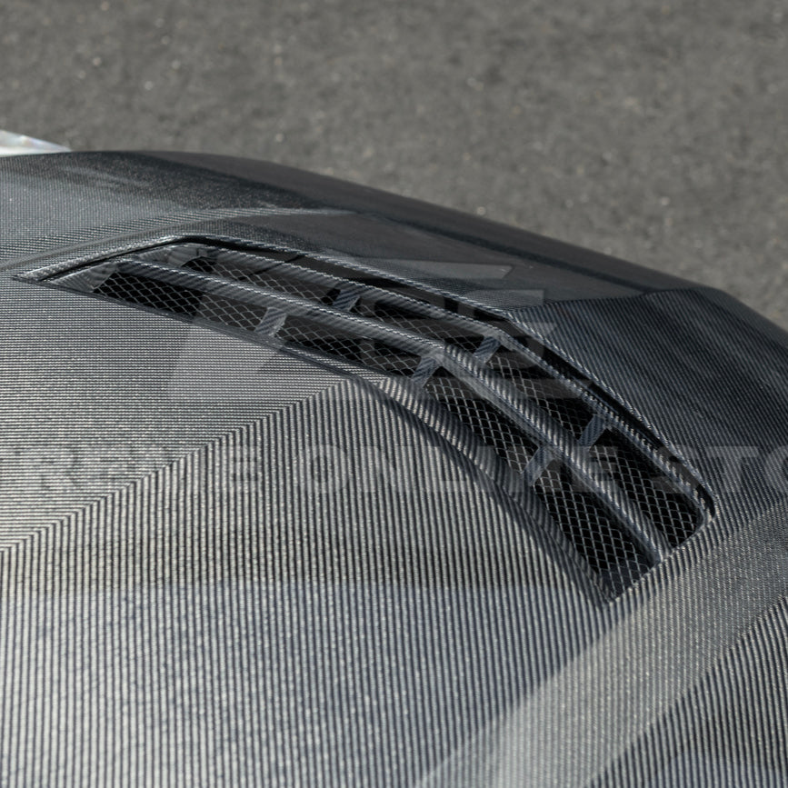 2016-19 Cadillac ATS-V Front Bumper Hood Vented Cover