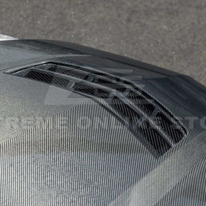 2016-19 Cadillac ATS-V Front Bumper Hood Vented Cover