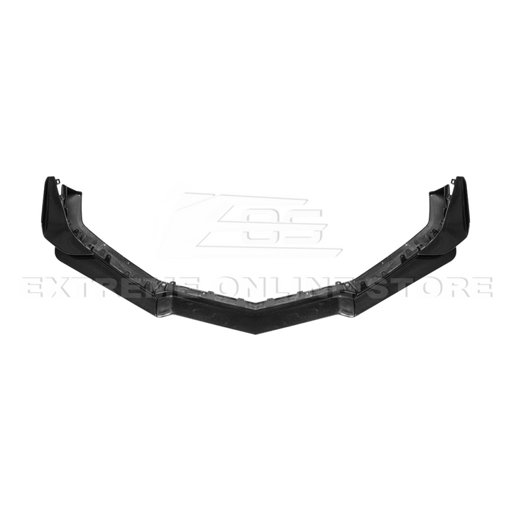 Corvette C8 Z06 / E-Ray DRY CARBON FIBER Front Splitter &amp; Canards [Z07 Extended Package]