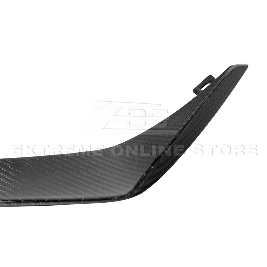 Gloss Black Front Bumper Lip Spoiler For 2020-25 Cadillac CT4 – BT Style 3-Piece