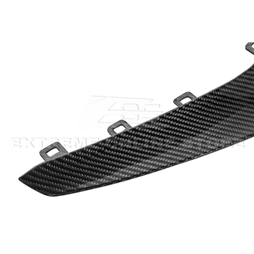 2020-Up Cadillac CT4-V Blackwing Front Lip Splitter &amp; Carnards