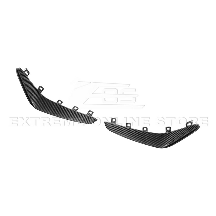 2020-Up Cadillac CT4-V Blackwing Front Lip Splitter &amp; Carnards