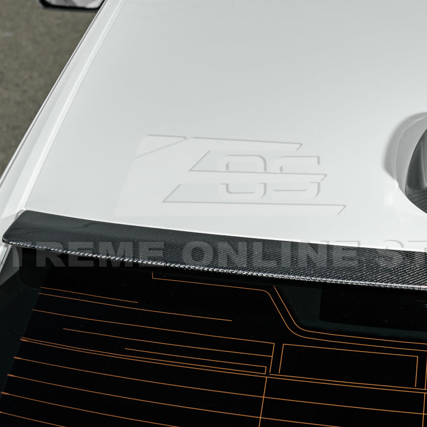 2020-Up Cadillac CT4 CT4-V | Carbon Fiber Rear Roof Top Window Spoiler Kit
