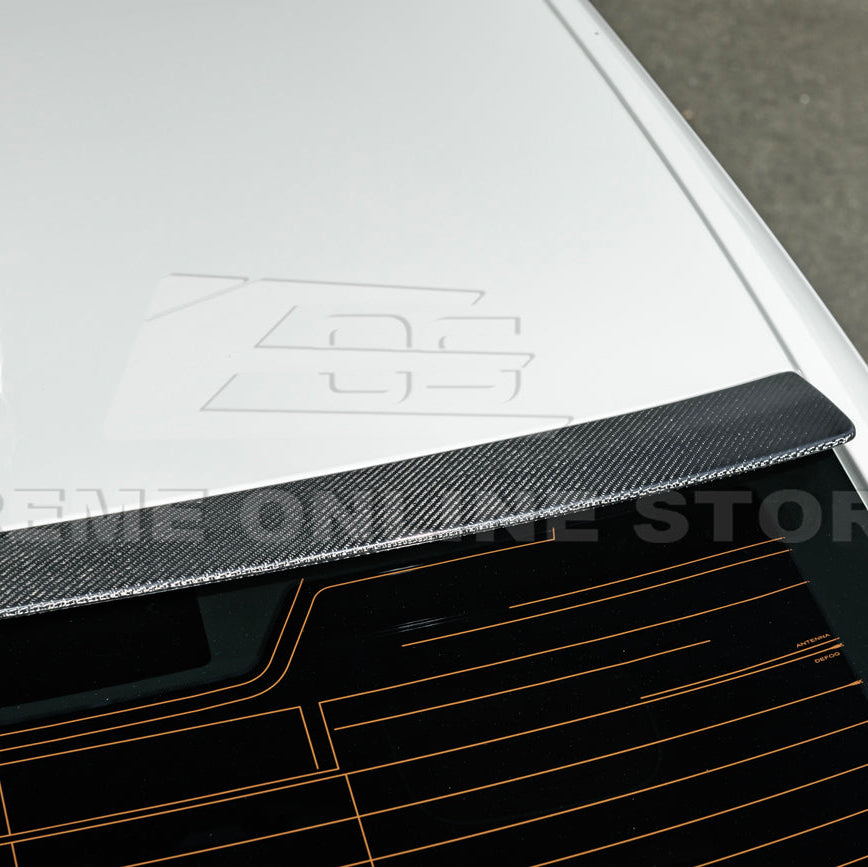 2020-Up Cadillac CT4 CT4-V | Carbon Fiber Rear Roof Top Window Spoiler Kit