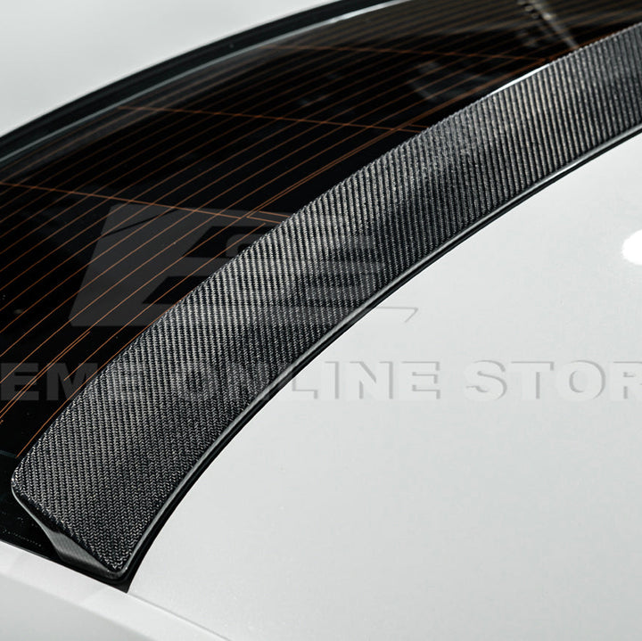 2020-Up Cadillac CT4 CT4-V | Carbon Fiber Rear Roof Top Window Spoiler Kit
