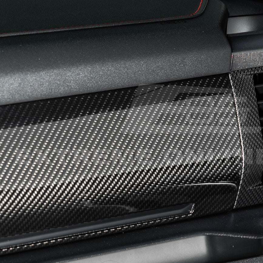 2021-Up Ford F-150 dry carbon fiber Passenger Side Storage Panel Cover