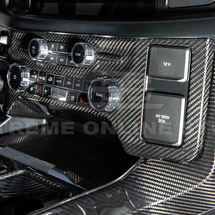 2021-Up Ford F-150 Center AC Radio Control Panel Cover