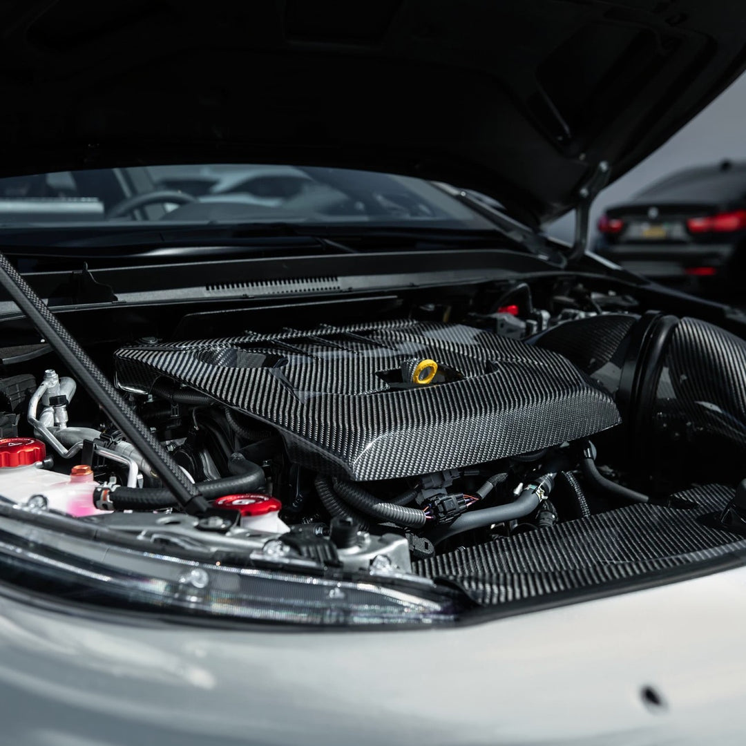 2023-Up Toyota GR Corolla Dry Carbon Fiber Factory Style Replacement Engine Cover