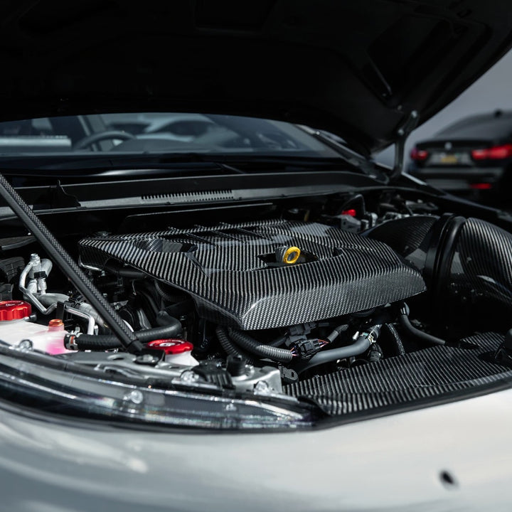 2023-Up Toyota GR Corolla Dry Carbon Fiber Factory Style Replacement Engine Cover