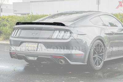 2015-23 Ford Mustang GT Smoke Tinted Rear Spoiler Wickerbill Flap Insert