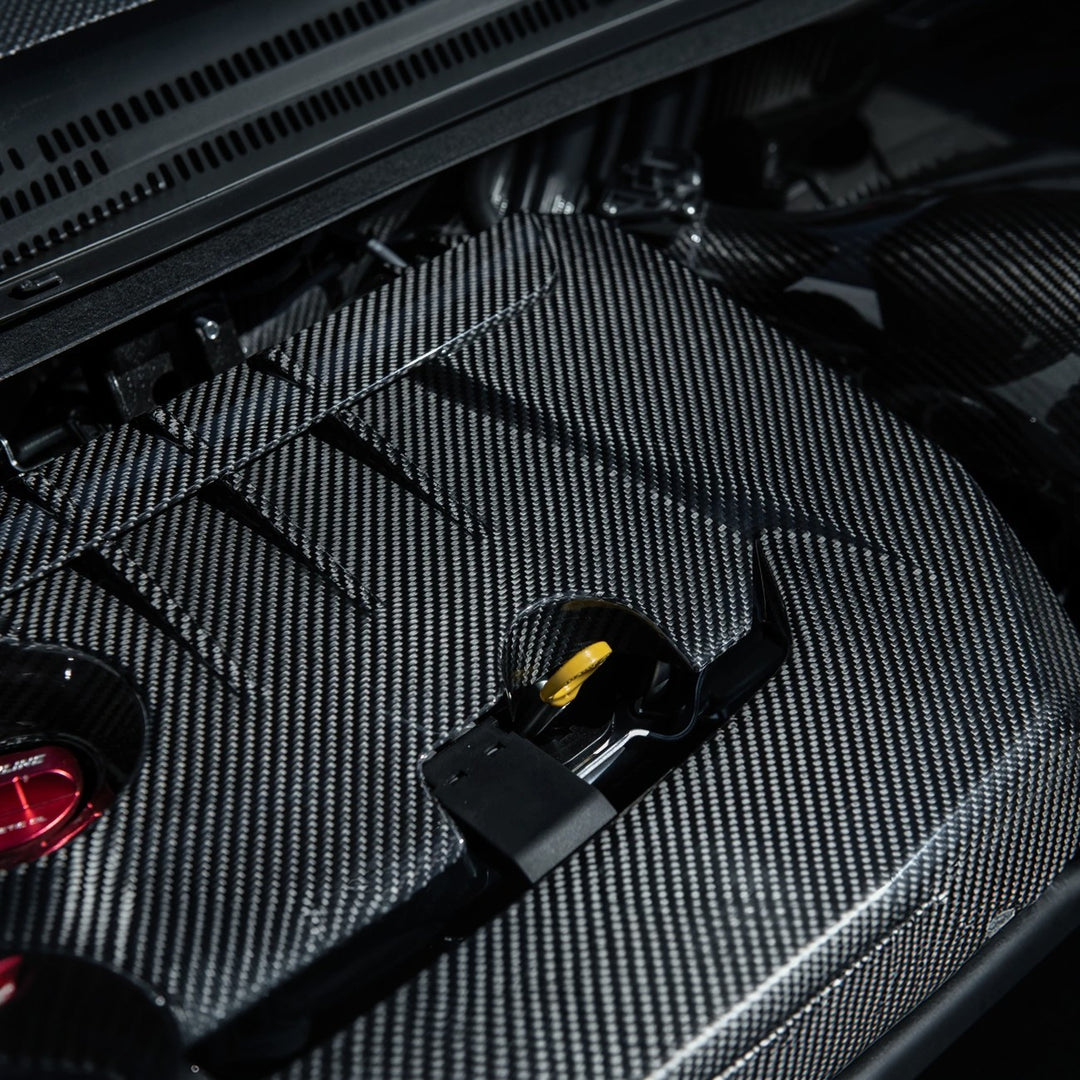 2023-Up Toyota GR Corolla Dry Carbon Fiber Factory Style Replacement Engine Cover