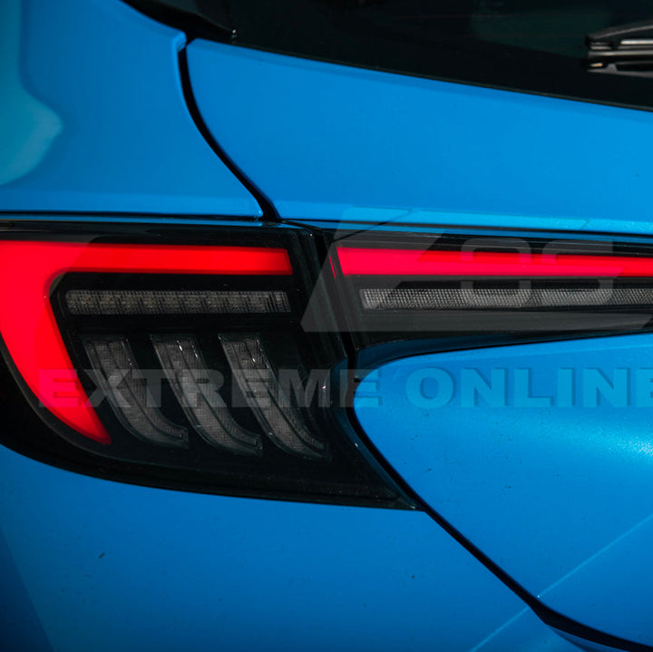 2019-Up Corolla Hatchback GR Sequential Signal LED Clear Rear Taillights