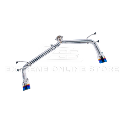 2019-Present Mazda 3 Hatchback Axle Back Dual Tips Muffler Exhaust