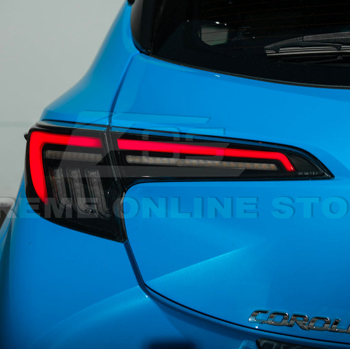 2019-Up Corolla Hatchback GR Sequential Signal LED Clear Rear Taillights