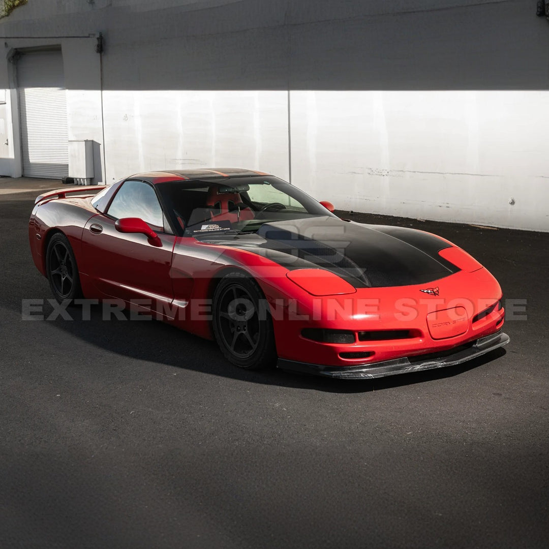 Corvette C5 Front Cow Vented Hood Cover