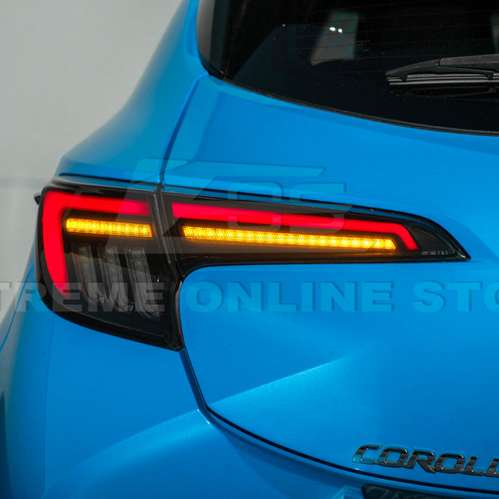 2019-Up Corolla Hatchback GR Sequential Signal LED Clear Rear Taillights