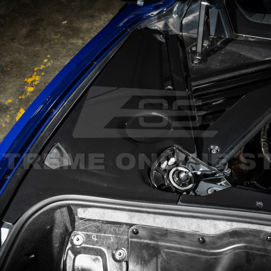 Corvette C8 DRY CARBON FIBER Coupe Engine Bay Panel Cover (3-Pieces Version)