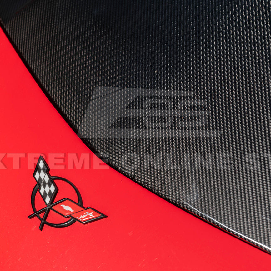 Corvette C5 Front Cow Vented Hood Cover