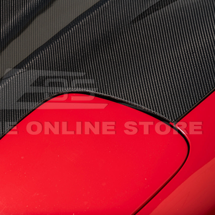 Corvette C5 Front Cow Vented Hood Cover