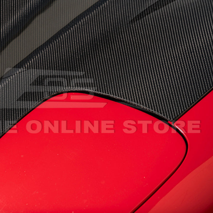 Corvette C5 Front Cow Vented Hood Cover