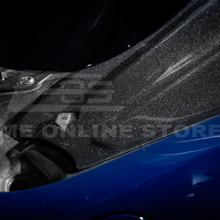Corvette C8 DRY CARBON FIBER Coupe Engine Bay Panel Cover (3-Pieces Version)