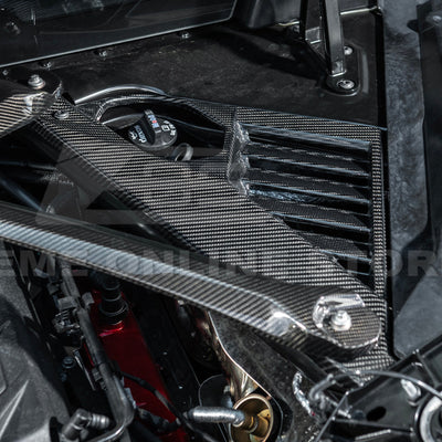 2024-Up Corvette C8 E-Ray Coupe | Factory Style Dry CARBON FIBER Engine Bay Panel