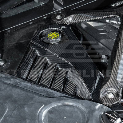 2024-Up Corvette C8 E-Ray Coupe | Factory Style Dry CARBON FIBER Engine Bay Panel