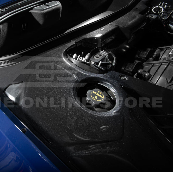 Corvette C8 DRY CARBON FIBER Coupe Engine Bay Panel Cover (3-Pieces Version)