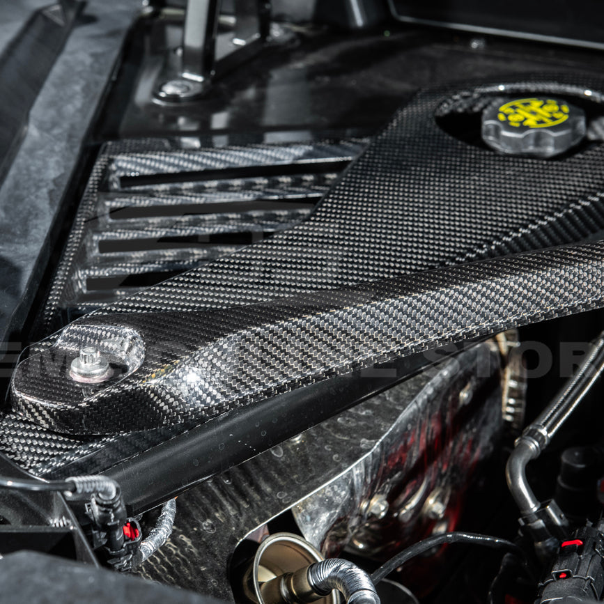 2024-Up Corvette C8 E-Ray Coupe | Factory Style Dry CARBON FIBER Engine Bay Panel