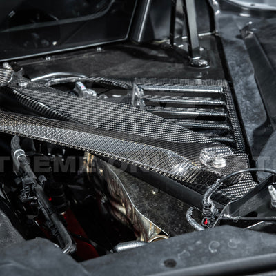 2024-Up Corvette C8 E-Ray Coupe | Factory Style Dry CARBON FIBER Engine Bay Panel