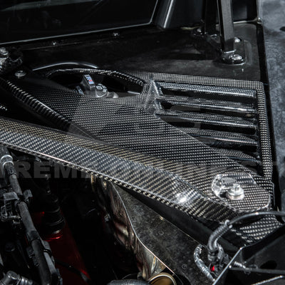 2024-Up Corvette C8 E-Ray Coupe | Factory Style Dry CARBON FIBER Engine Bay Panel