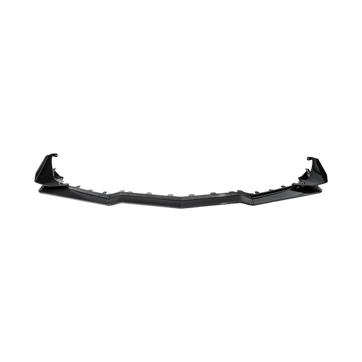2023-Present Corvette C8 Z06 / E-Ray | Z07 Extended DRY CARBON FIBER Front Lip Splitter &amp; No-Drill Canards