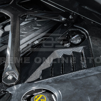 2024-Up Corvette C8 E-Ray Coupe | Factory Style Dry CARBON FIBER Engine Bay Panel