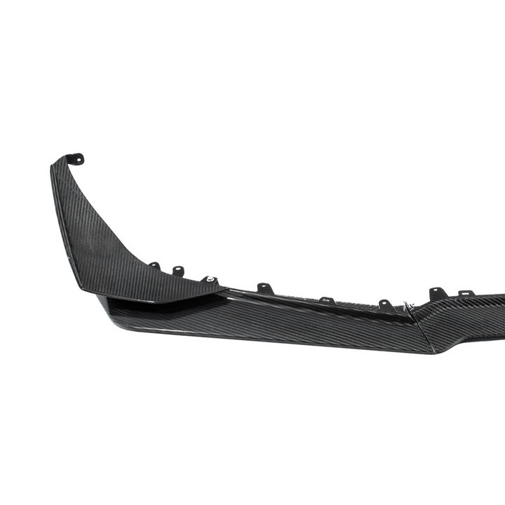 2023-Present Corvette C8 Z06 / E-Ray | Z07 Extended DRY CARBON FIBER Front Lip Splitter &amp; No-Drill Canards