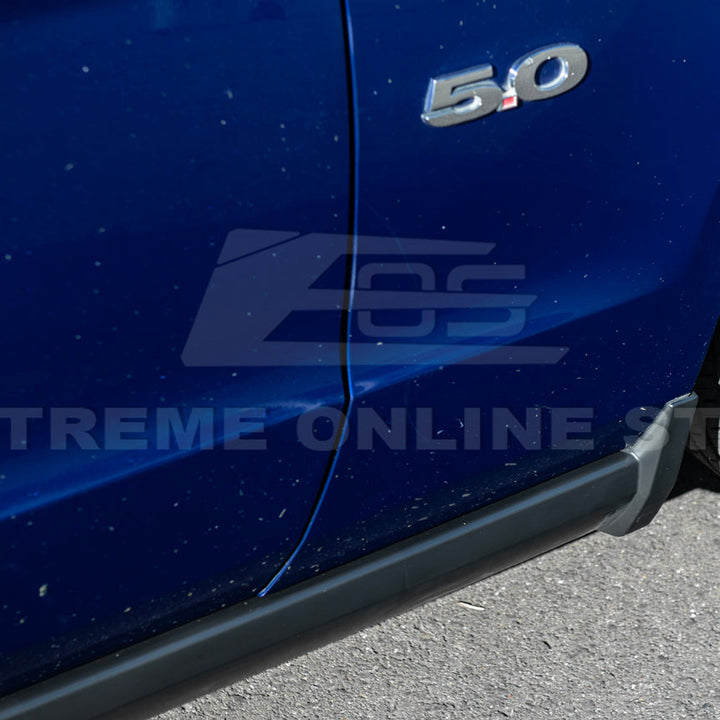2010-14 Ford S197 Mustang GT500 Style Side Skirts Extension Pair