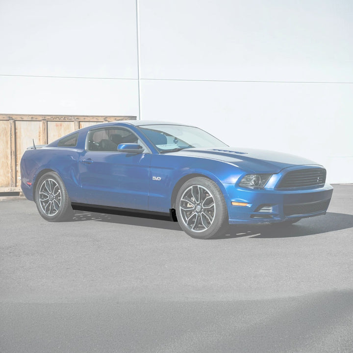 2010-14 Ford S197 Mustang GT500 Style Side Skirts Extension Pair