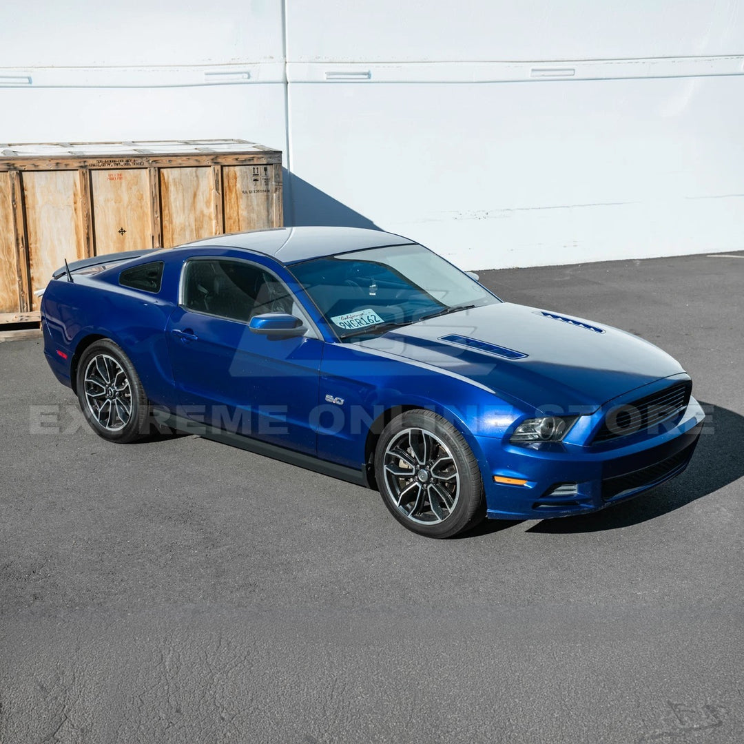 2010-14 Ford S197 Mustang GT500 Style Side Skirts Extension Pair