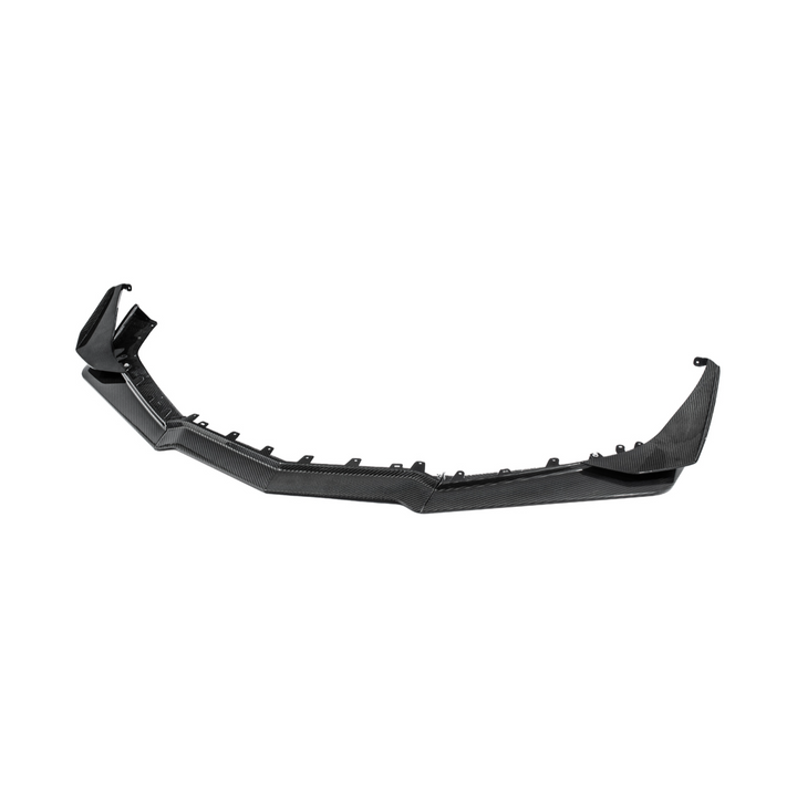 2023-Present Corvette C8 Z06 / E-Ray | Z07 Extended DRY CARBON FIBER Front Lip Splitter &amp; No-Drill Canards