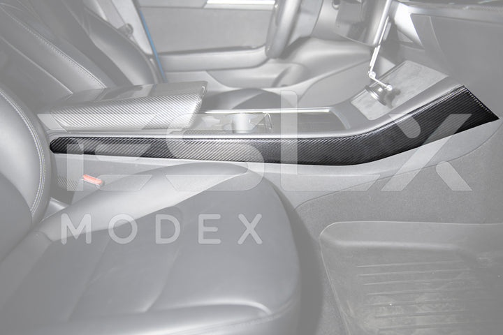 2020-23 Tesla Model 3 &amp; 20-25Y Carbon Fiber Interior Center Console Shift Sides