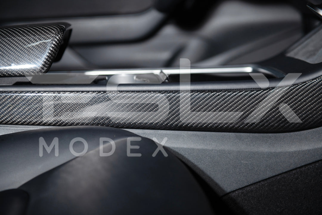 2020-23 Tesla Model 3 &amp; 20-25Y Carbon Fiber Interior Center Console Shift Sides