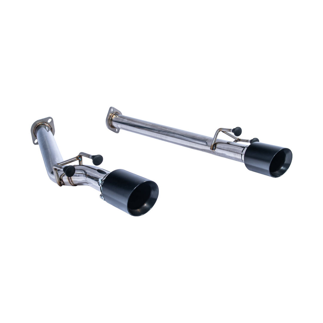 2005-06 Pontiac GTO T-304 Muffler Delete Axle Back Dual Black Tips Exhaust