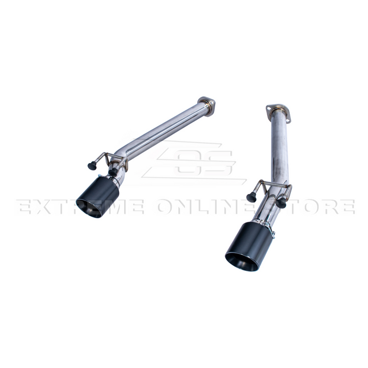 2005-06 Pontiac GTO T-304 Muffler Delete Axle Back Dual Black Tips Exhaust
