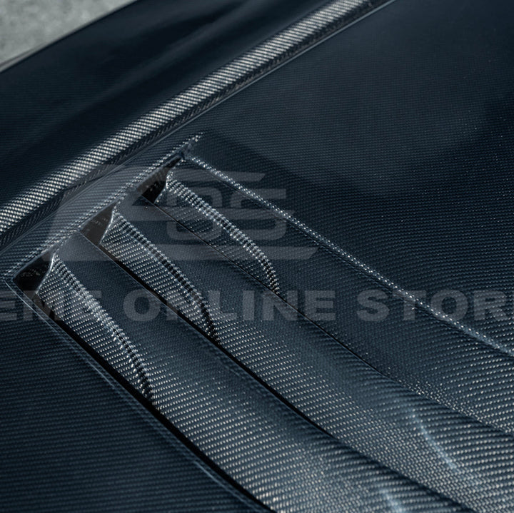 2020-Up Cadillac CT5 V | Blackwing CARBON FIBER Front Bumper Hood Vented Cover