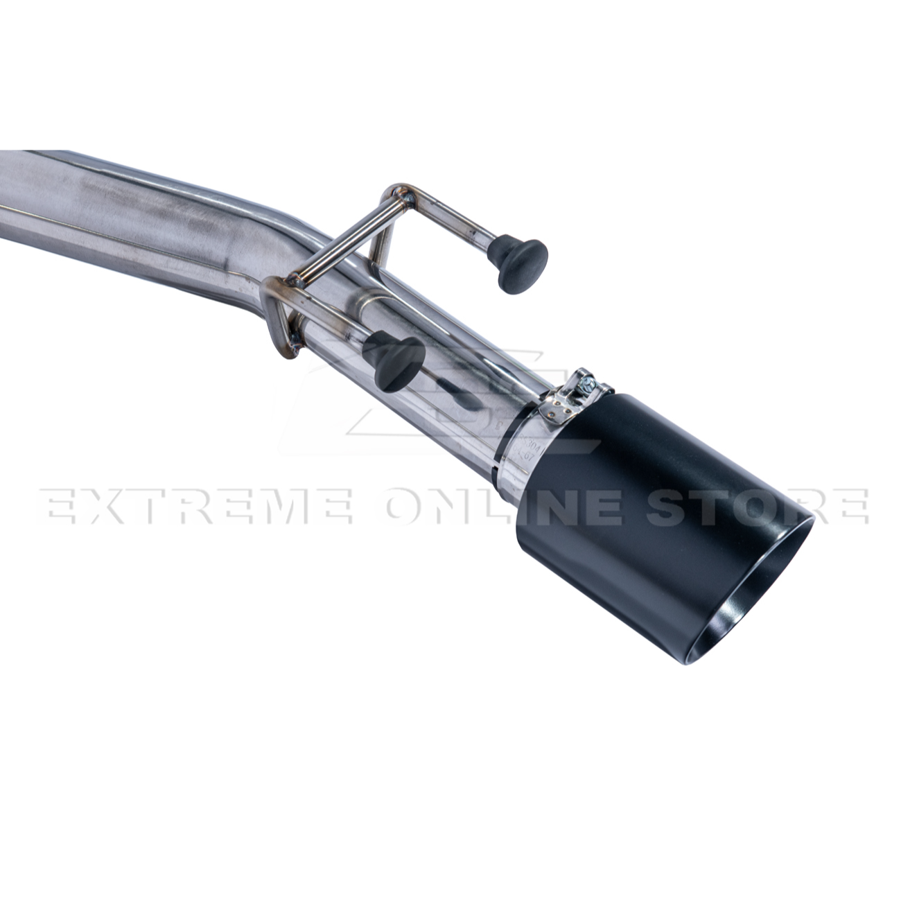 2004-06 Pontiac GTO T-304 Muffler Delete Axle Back Dual Black Tips Exhaust